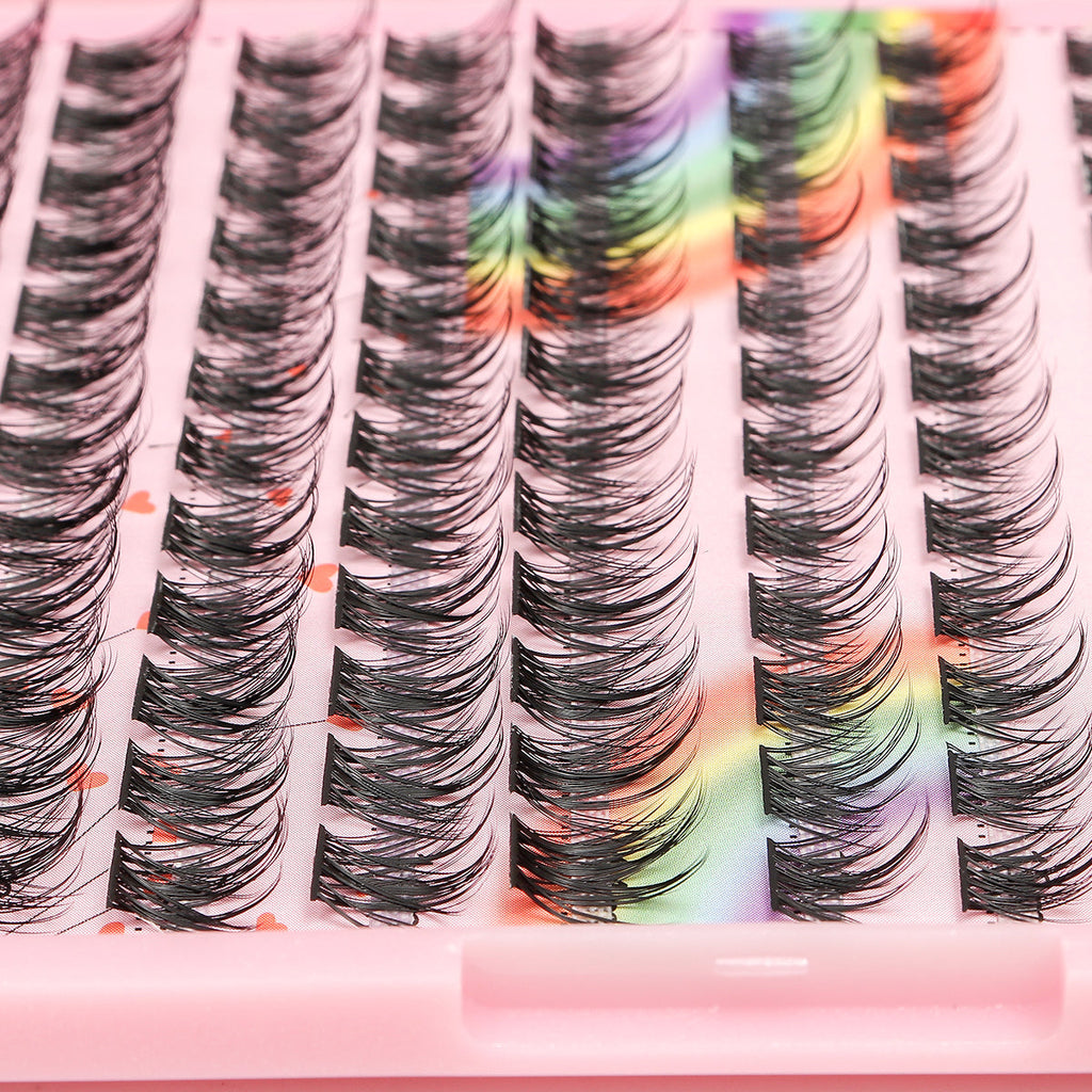 Bodermincer NEW 120 Cluster 8-10-12-14mm Mixed 10-12-14-16mm Mixed 14-16-18mm Mixed Professional Makeup Individual EyeLashes Grafting False Eyelashes Eyelash Extension Individual Eyelash Bunche