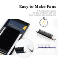 Easy Fan Eyelash Extensions