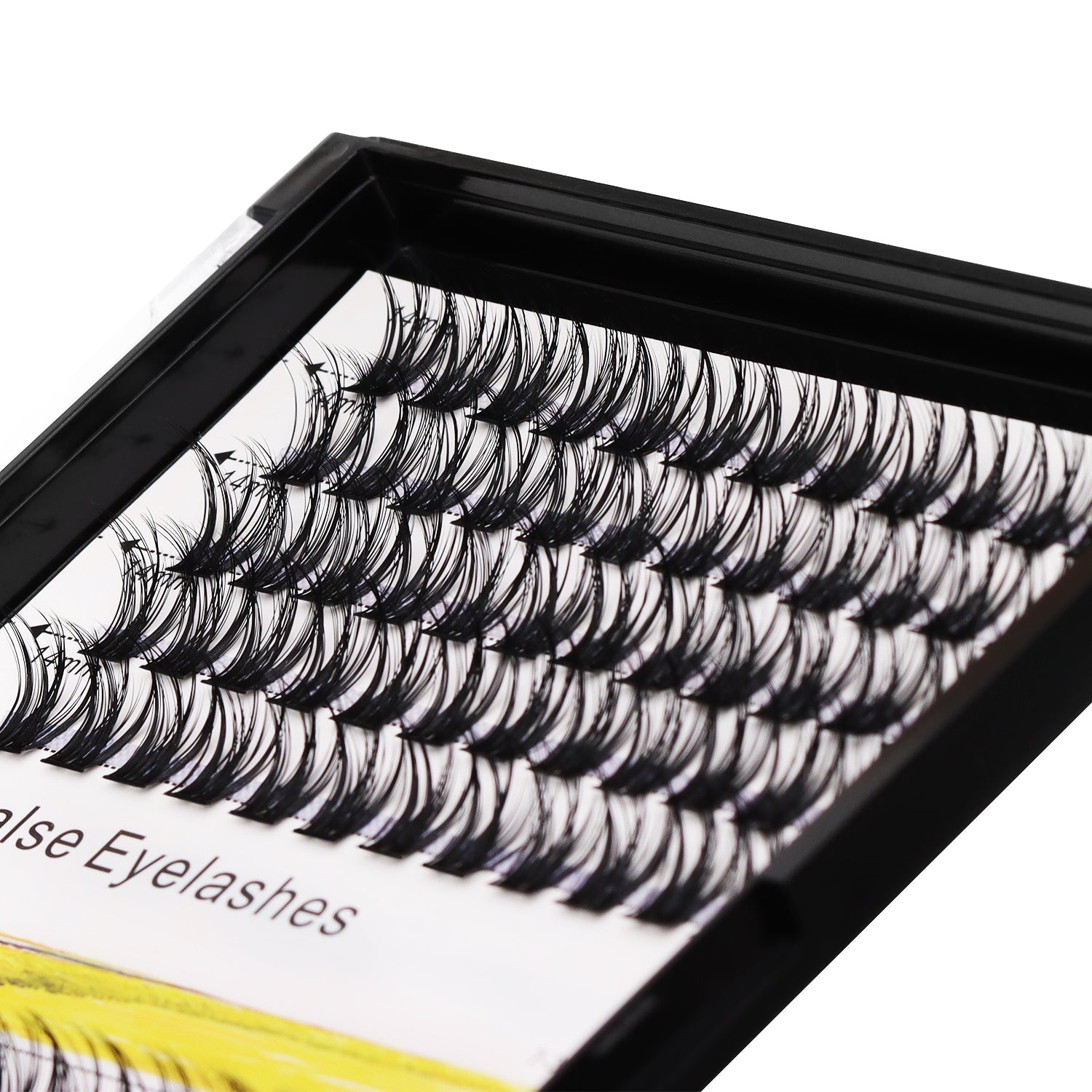 Bodermincer  D010# Lash Cluster Large Pack 8+10mm Mixed/10+12mm Mixed/12+14mm Mixed/14+16mm Mixed/16+18mm Mixed Pack C Curl/D Curl/DD Culr Natural Extensions Wispy Individual False Eyelashes Lash Clusters Lash Cluster Extensions