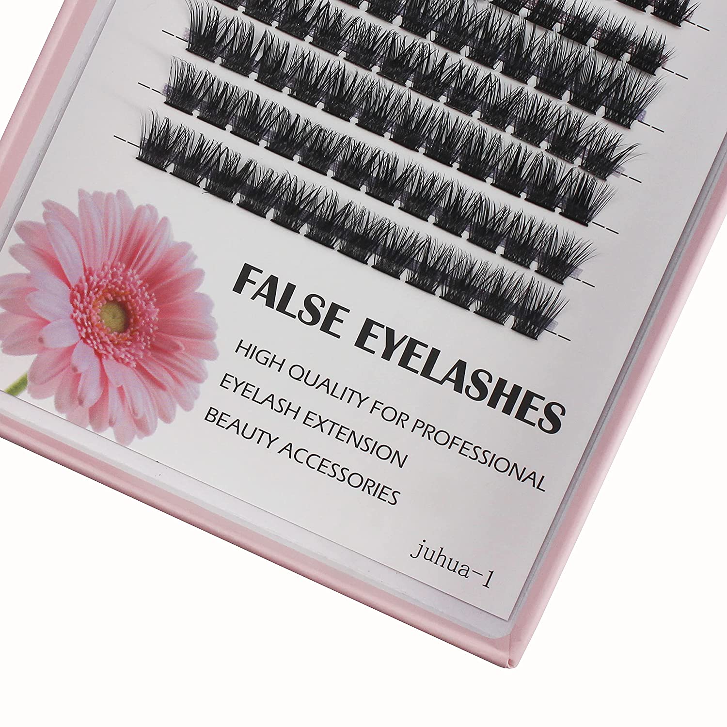 Bodermincer Large Tray 180pcs D Curl Black/Brown Color 8-10-14mm Mixed/12-14-16mm Mixed/14-16-18mm Mixed/16-18-20mm Mixed Length Professional Makeup Wide Cluster Individual Cluster EyeLashes Grafting Fake False Eyelashes