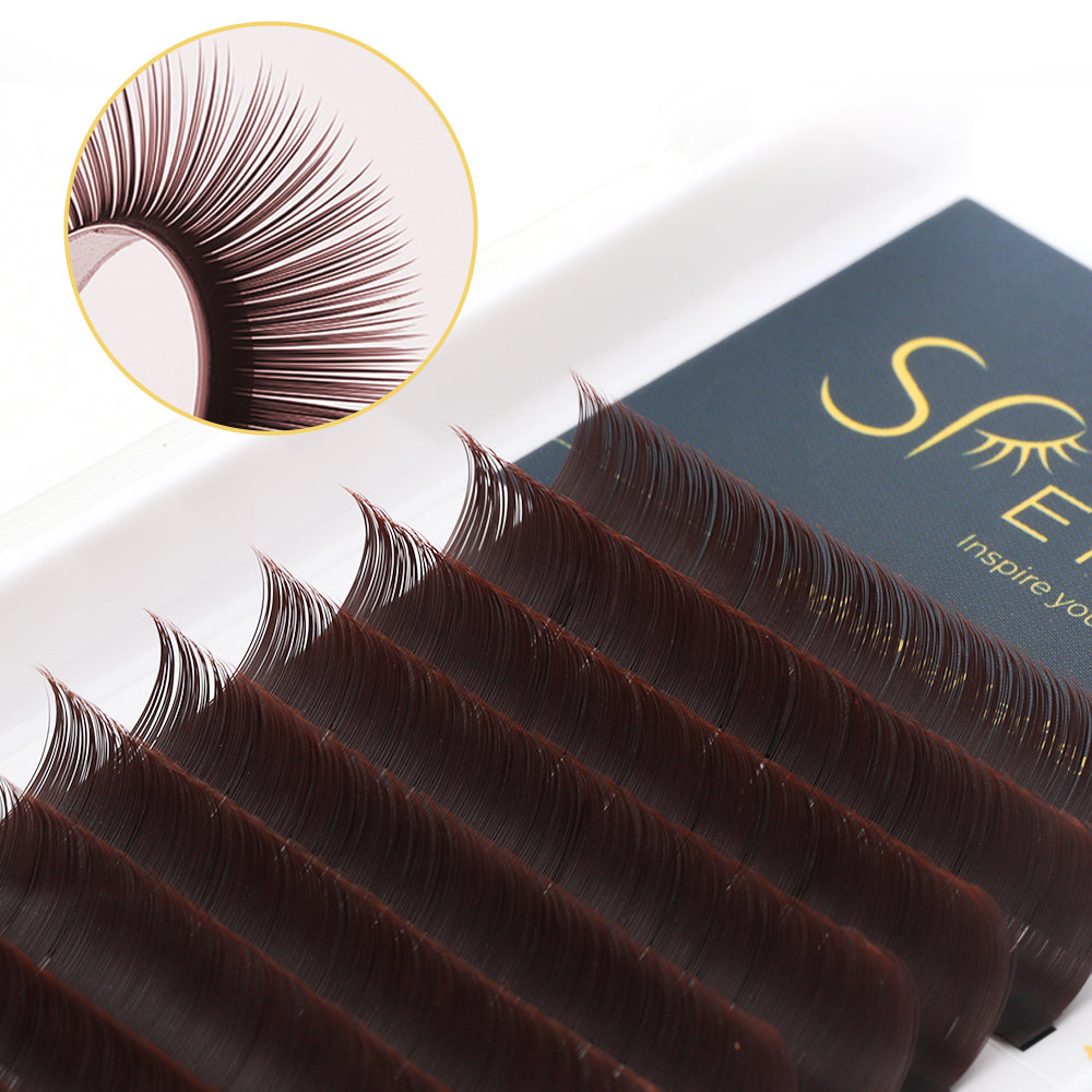 Camellia Eyelash Extensions-Chocolate color