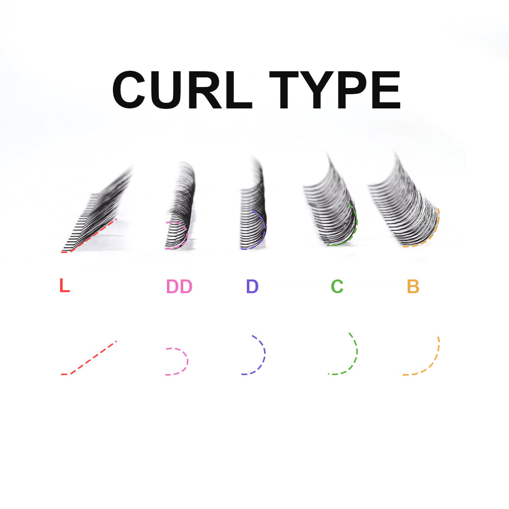 Promade Pointy Base Fan Lashes 5D