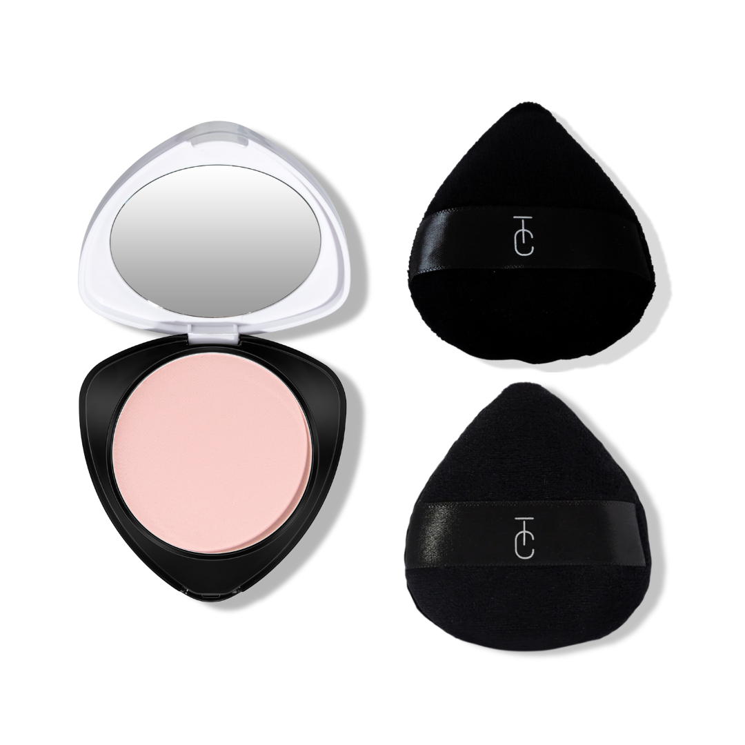 Velvet Pressed Powder & Mini Powder Puff Bundle