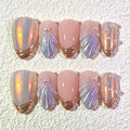 10 PCS/Set Handmade Salon-Grade Gel Press-On Nails AW1037
