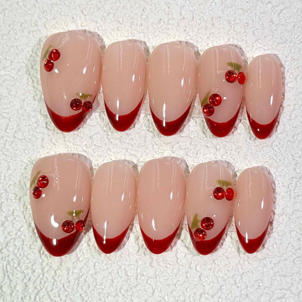 10 PCS/Set Handmade Salon-Grade Gel Press-On Nails AW1002