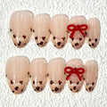 10 PCS/Set Handmade Salon-Grade Gel Press-On Nails AW1008