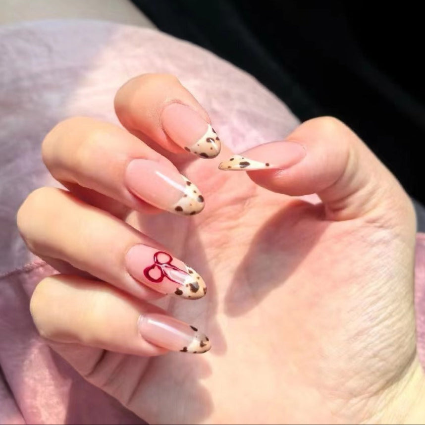 10 PCS/Set Handmade Salon-Grade Gel Press-On Nails AW1008