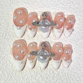 10 PCS/Set Handmade Salon-Grade Gel Press-On Nails AW1067