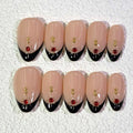 10 PCS/Set Handmade Salon-Grade Gel Press-On Nails AW1094