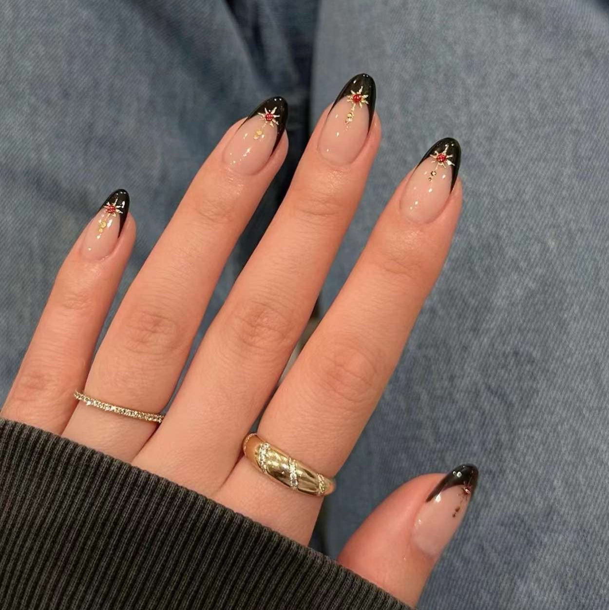 10 PCS/Set Handmade Salon-Grade Gel Press-On Nails AW1094