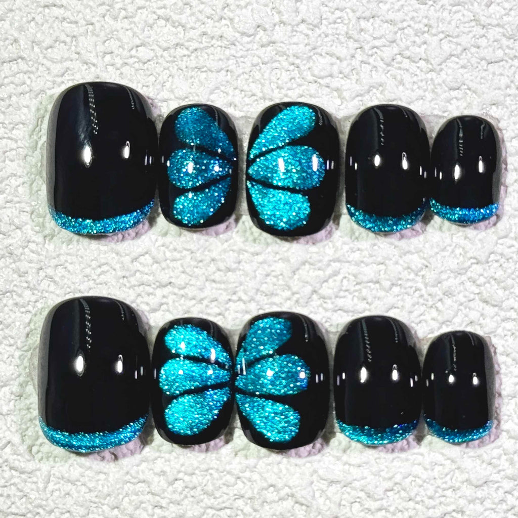 10 PCS/Set Handmade Salon-Grade Gel Press-On Nails AW1109