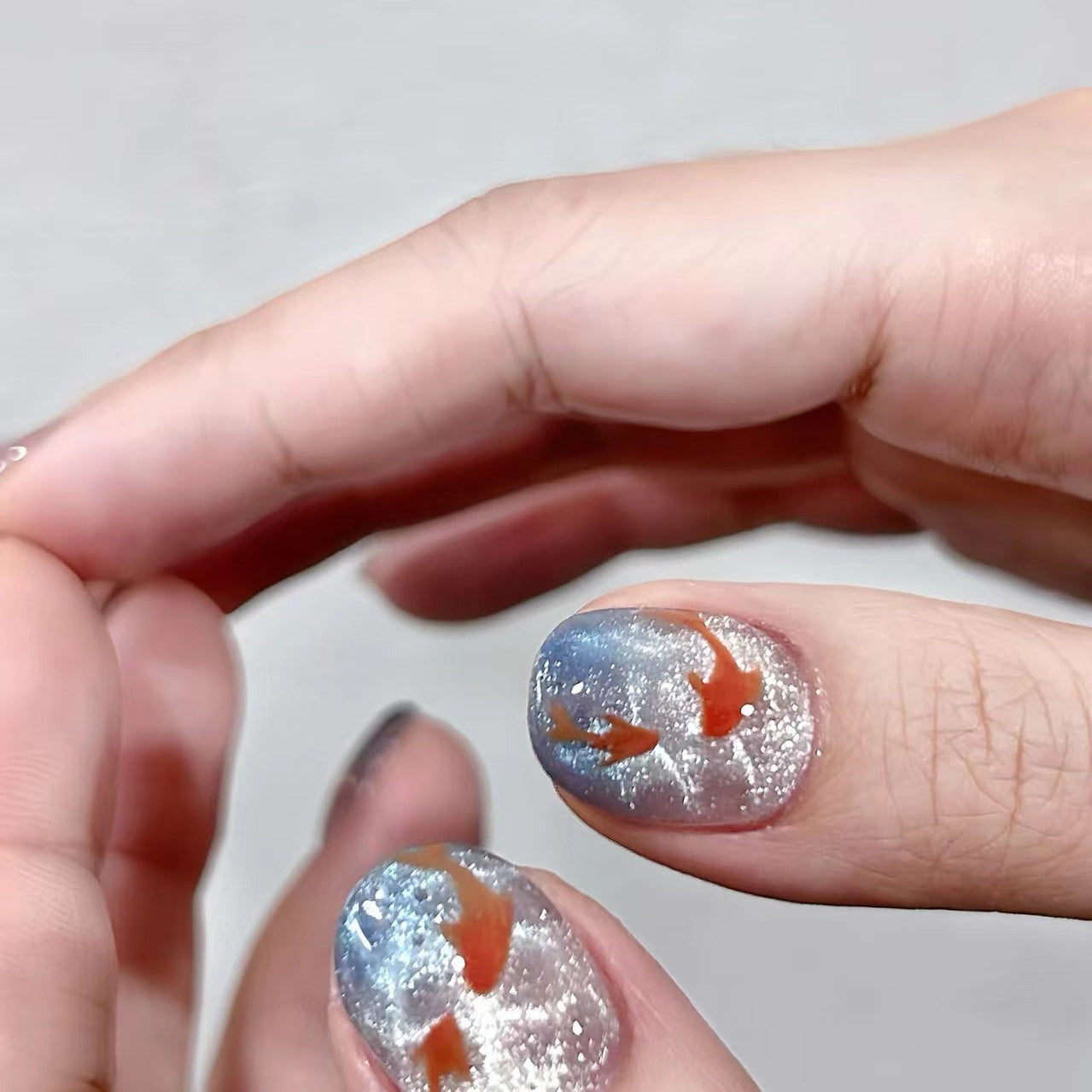 10 PCS/Set Handmade Salon-Grade Gel Press-On Nails AW1126