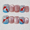 10 PCS/Set Handmade Salon-Grade Gel Press-On Nails AW1126