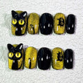 10 PCS/Set Handmade Salon-Grade Gel Press-On Nails AW1127