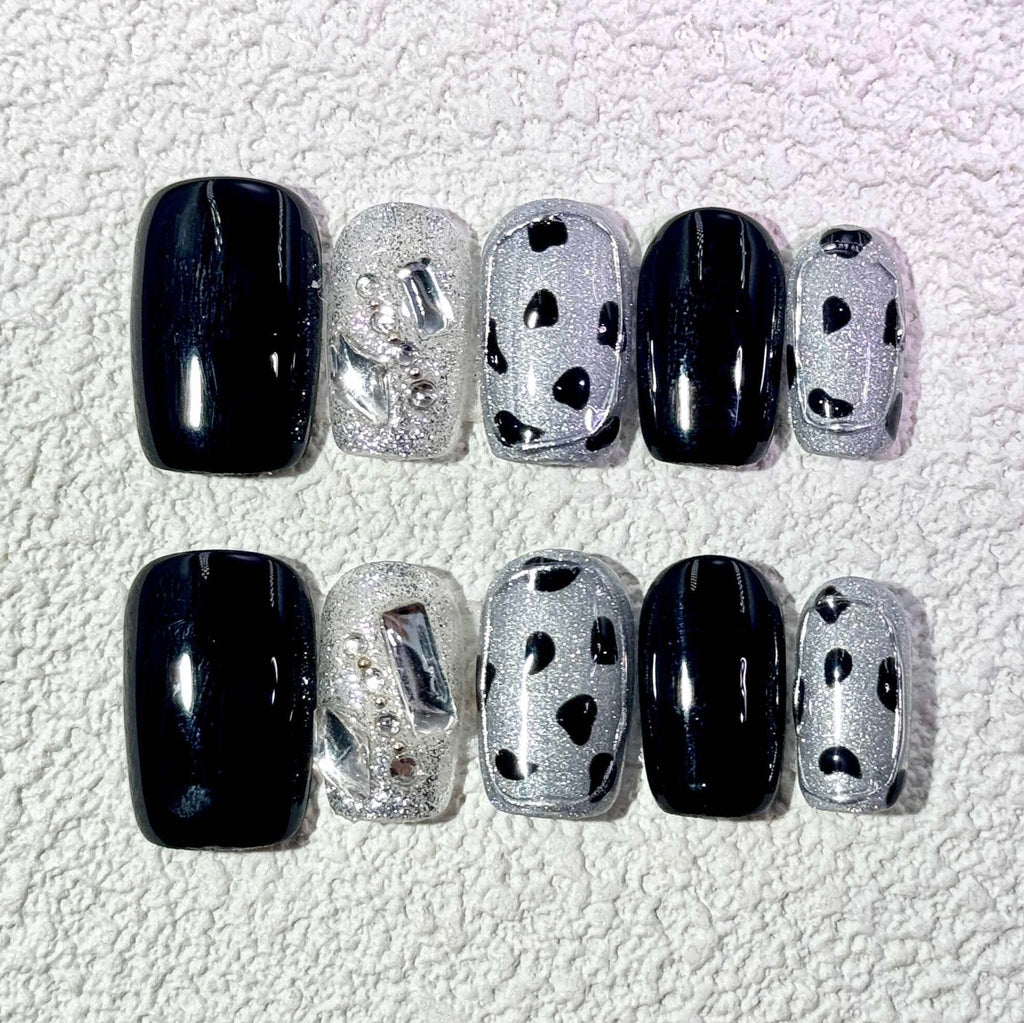 10 PCS/Set Handmade Salon-Grade Gel Press-On Nails AW1176
