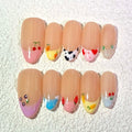 10 PCS/Set Handmade Salon-Grade Gel Press-On Nails AW1183