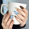 10 PCS/Set Handmade Salon-Grade Gel Press-On Nails AW1237