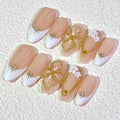 10 PCS/Set Handmade Salon-Grade Gel Press-On Nails AW1239
