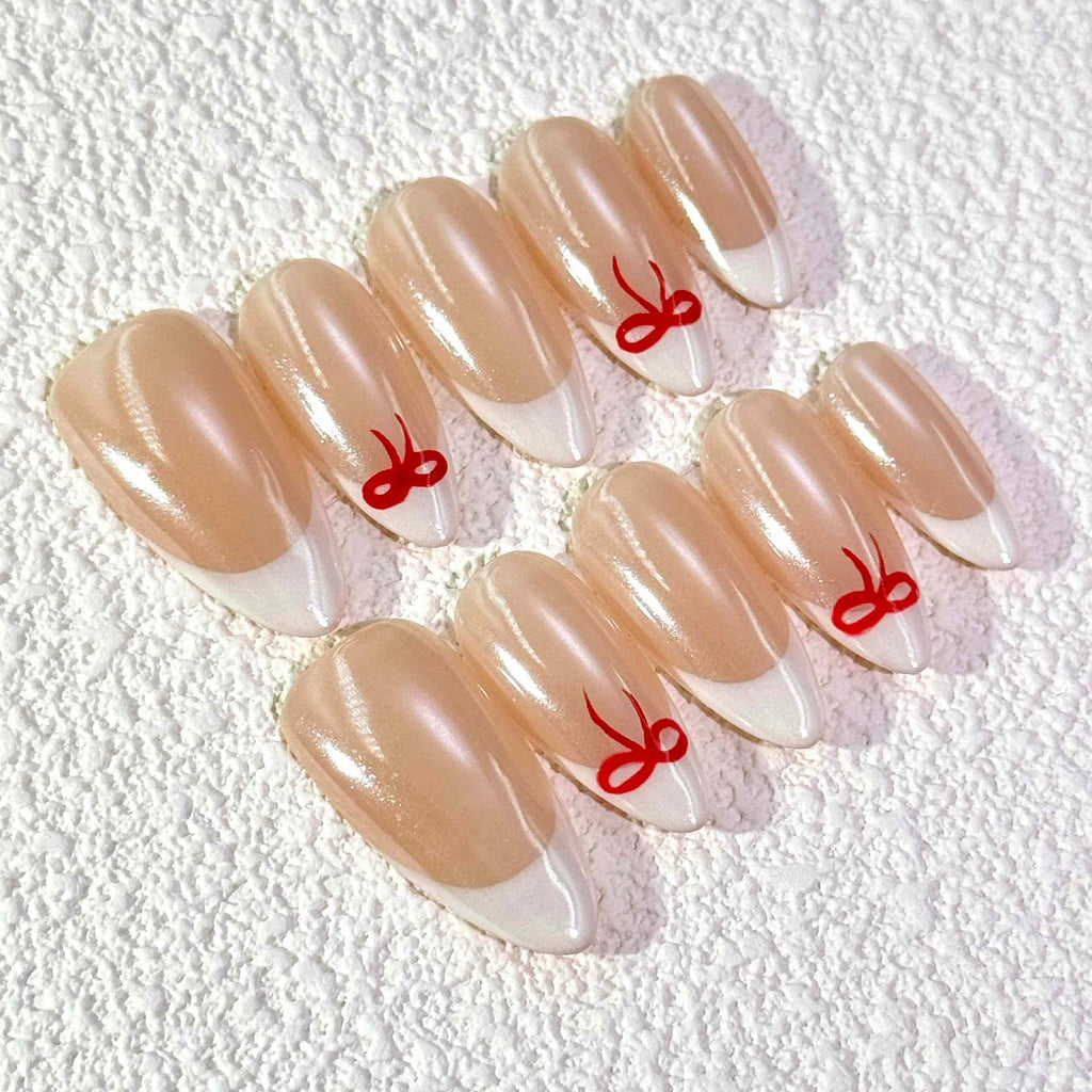 10 PCS/Set Handmade Salon-Grade Gel Press-On Nails AW1247