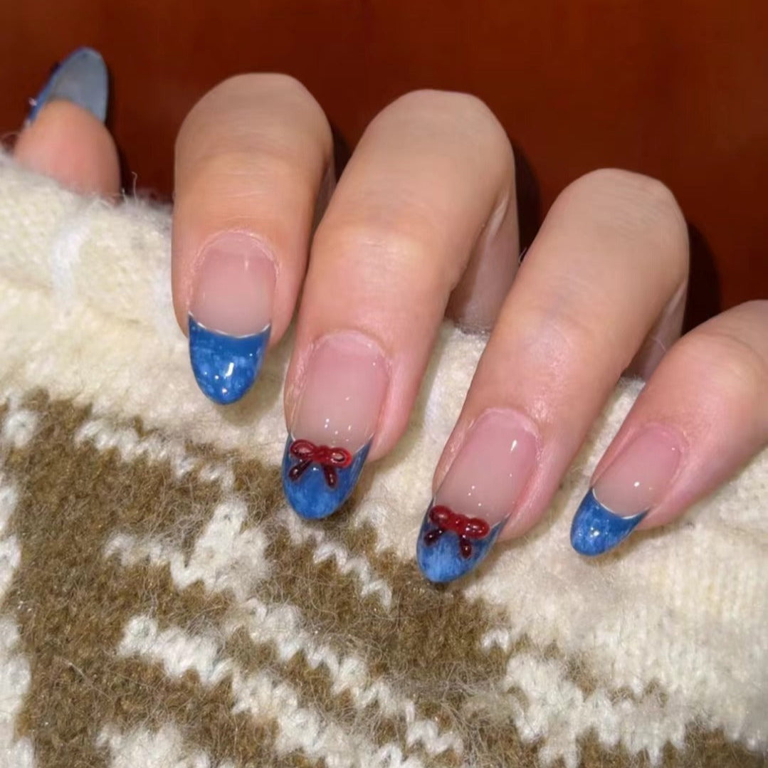 10 PCS/Set Handmade Salon-Grade Gel Press-On Nails AW1292