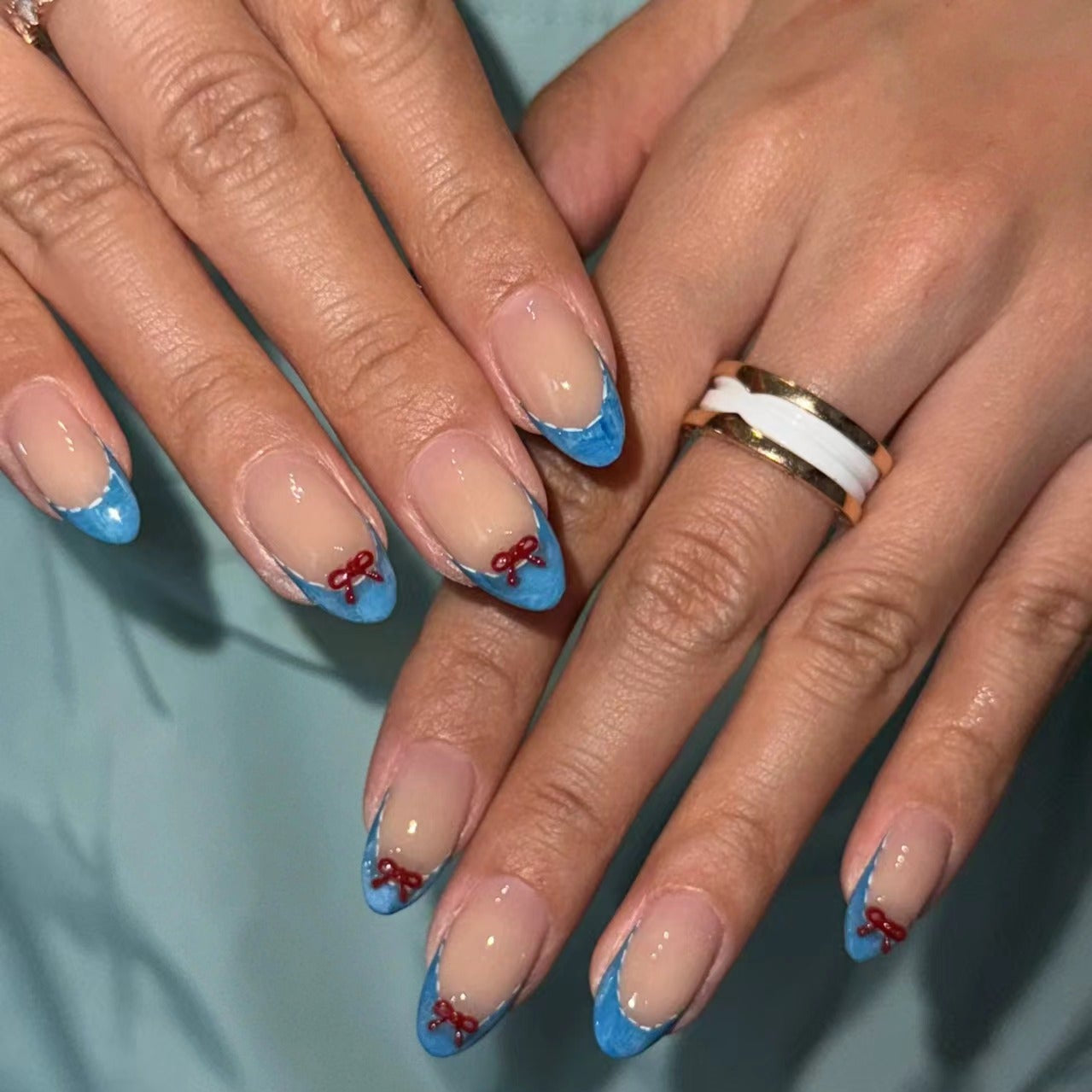 10 PCS/Set Handmade Salon-Grade Gel Press-On Nails AW1292