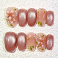 10 PCS/Set Handmade Salon-Grade Gel Press-On Nails AW1305