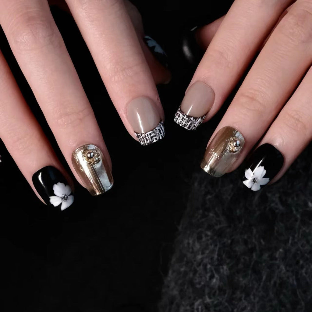 10 PCS/Set Handmade Salon-Grade Gel Press-On Nails AW1314
