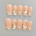 10 PCS/Set Handmade Salon-Grade Gel Press-On Nails AX1064