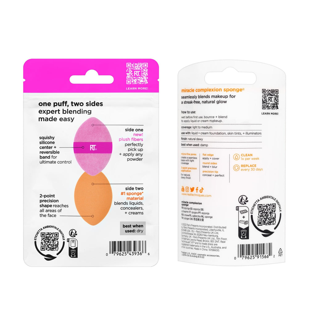 Miracle Complexion Sponge + Miracle 2-In-1 Powder Puff
