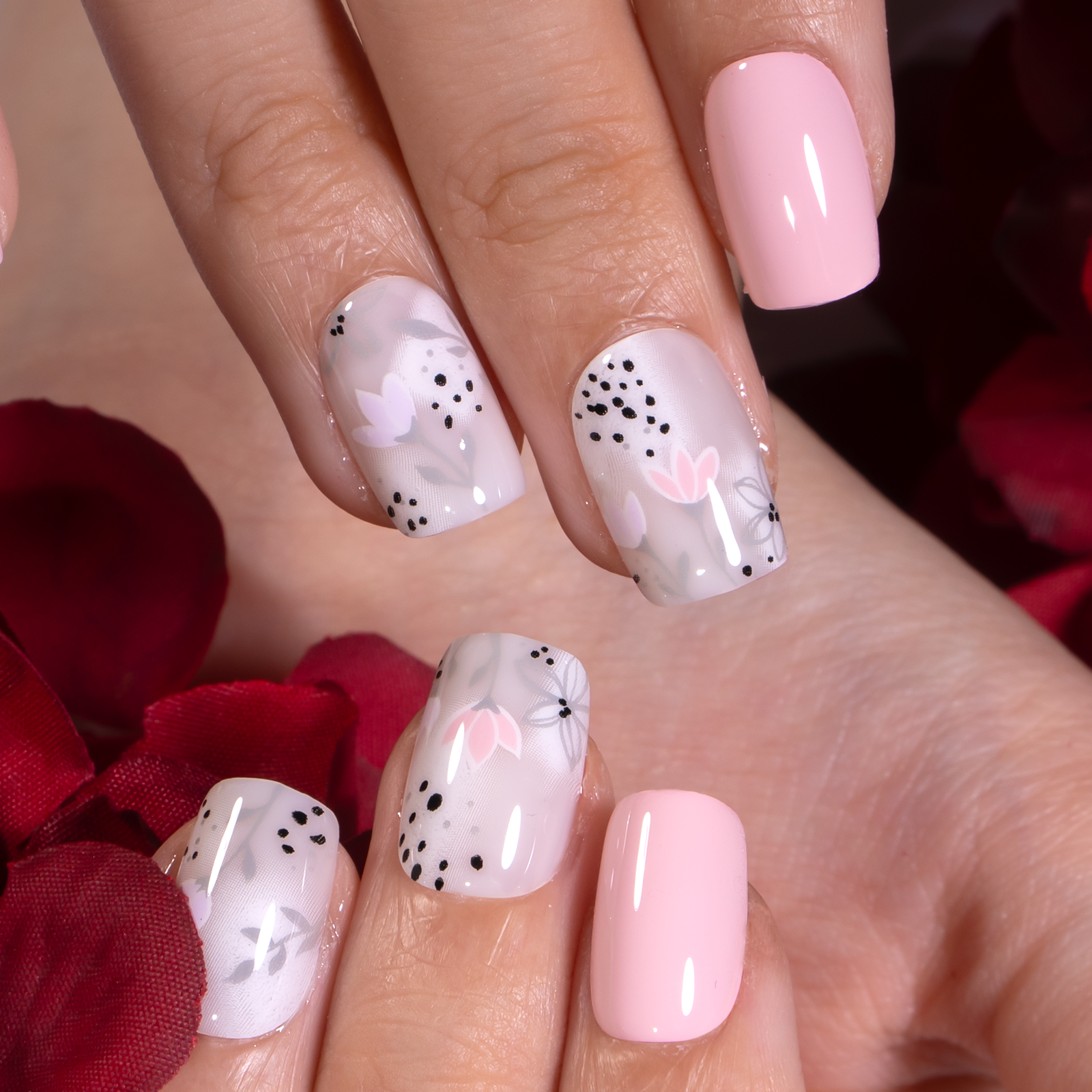 15 Sizes-30 Pcs Acrylic Press On Nails X004P43HLH