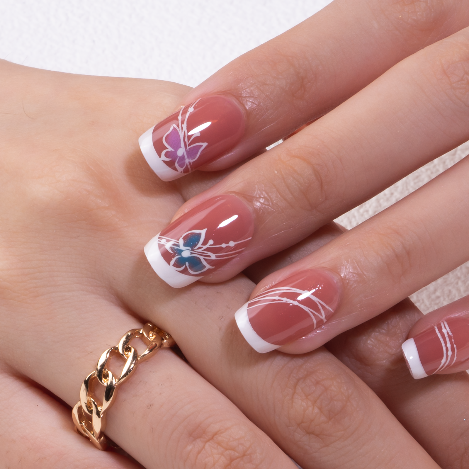 Sale 15 Sizes-30 Pcs Acrylic Press On Nails X004HZYXTT
