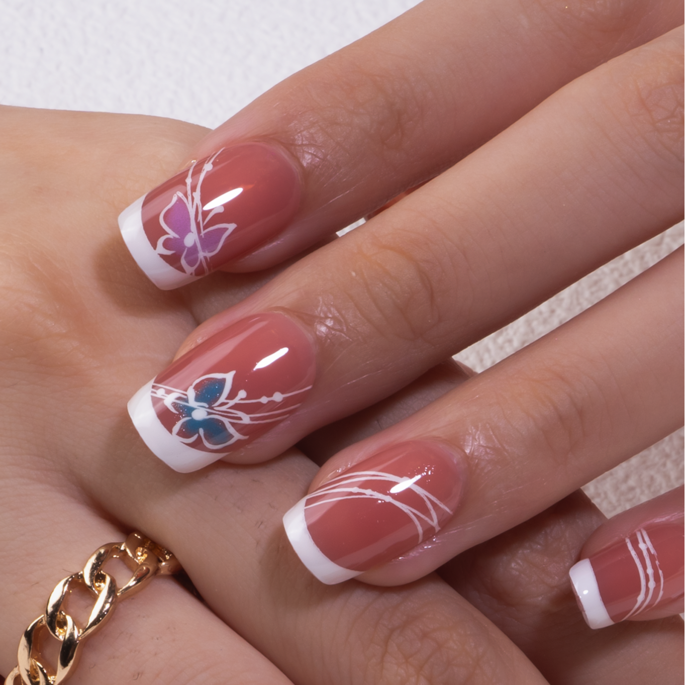 Sale 15 Sizes-30 Pcs Acrylic Press On Nails X004HZYXTT