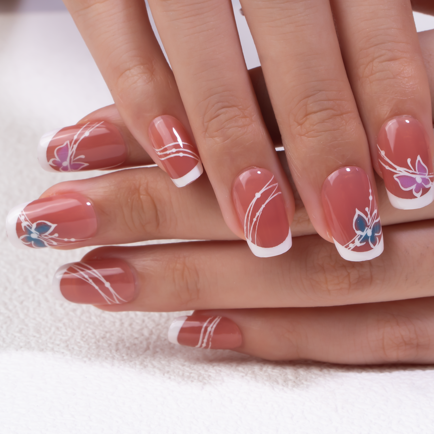 Sale 15 Sizes-30 Pcs Acrylic Press On Nails X004HZYXTT