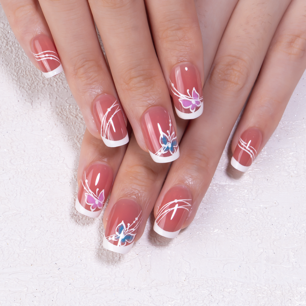 Sale 15 Sizes-30 Pcs Acrylic Press On Nails X004HZYXTT