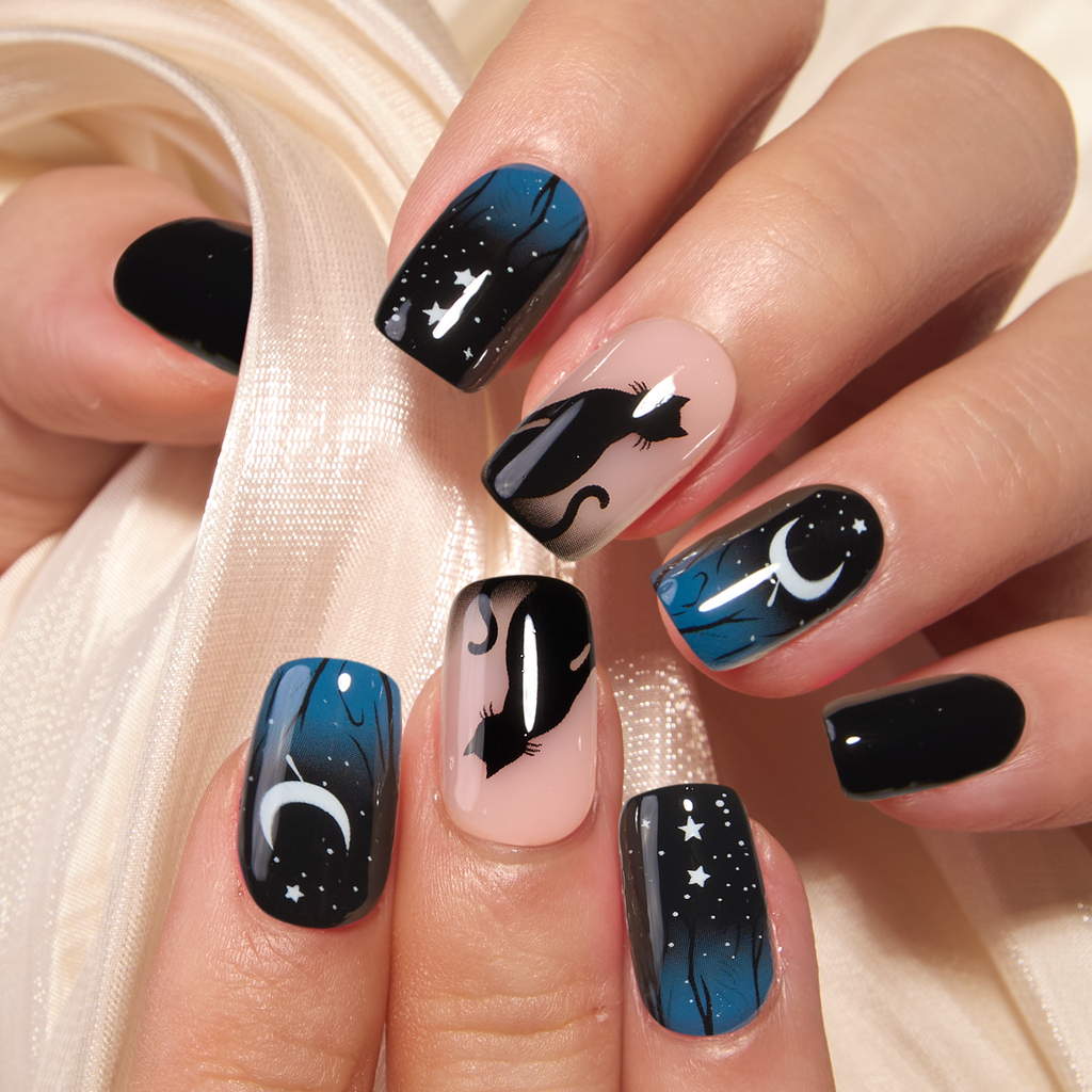 Gel Press On Nails 16 Sizes-32 Pcs Kit X004O2YVLP