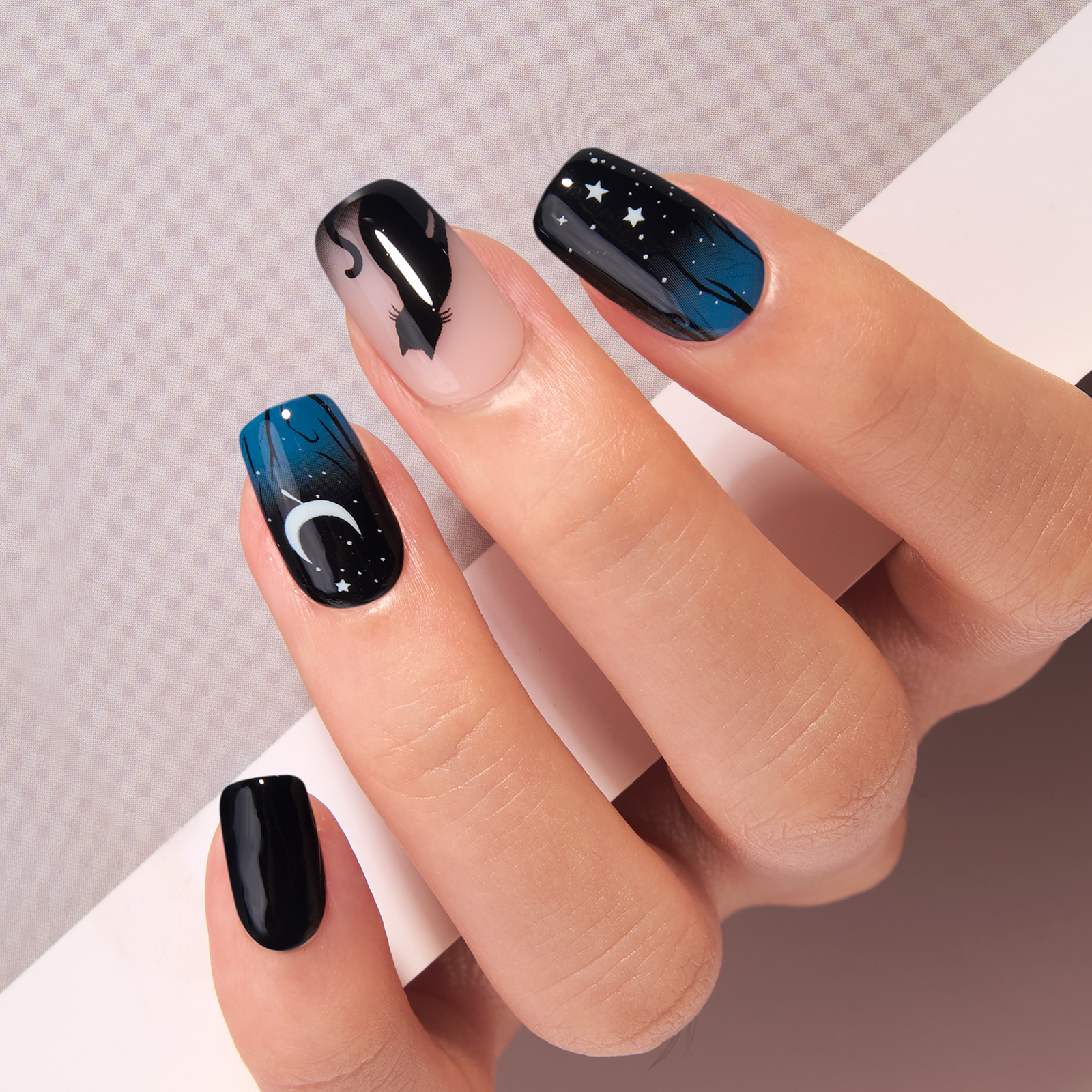 Gel Press On Nails 16 Sizes-32 Pcs Kit X004O2YVLP