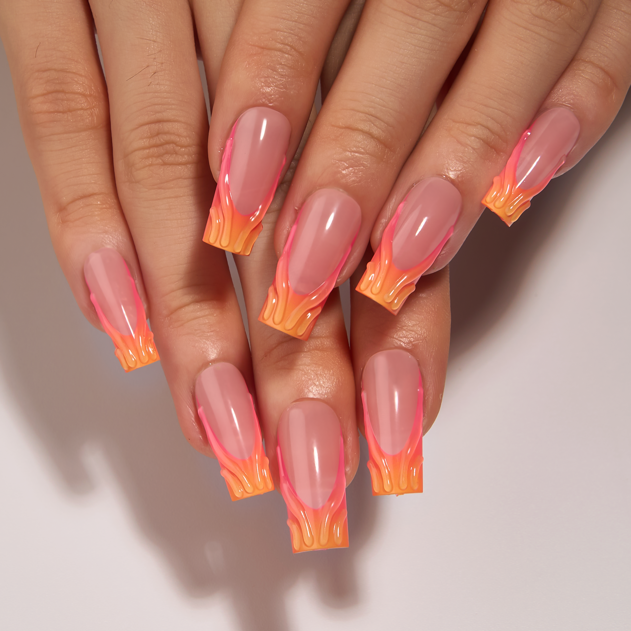 Gel Press On Nails 16 Sizes-32 Pcs Kit X004R7I05P