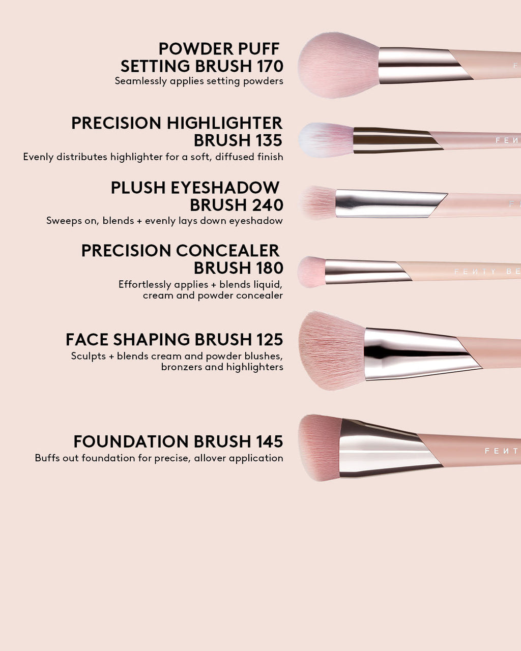 Powder Puff Setting Brush 170
