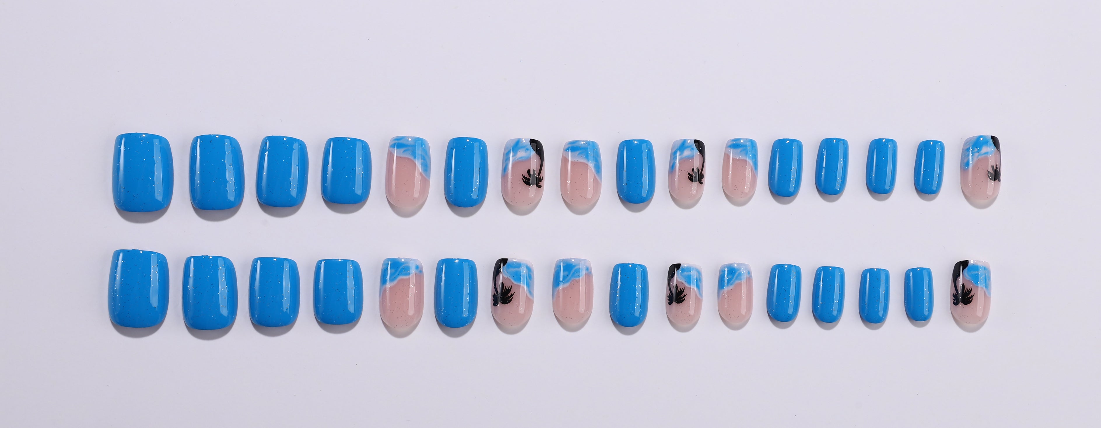 Gel Press On Nails 16 Sizes-32 Pcs Kit X004OYBKJJ