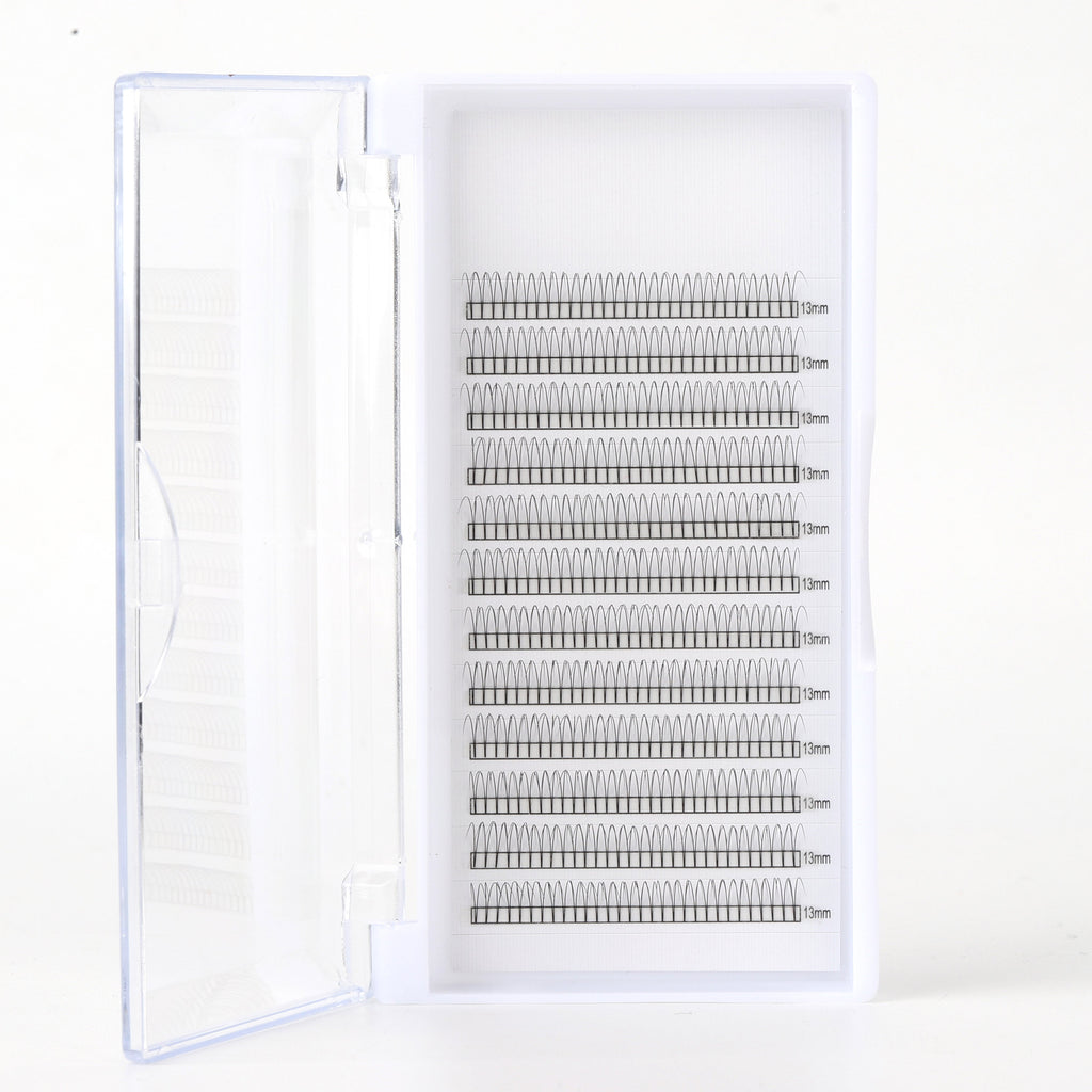 Premade Short Stem Fan Lashes 2D