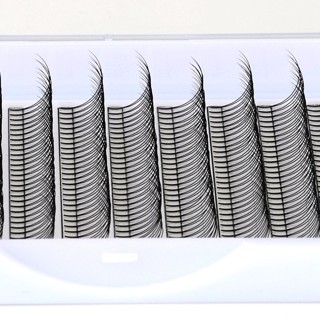 Premade Short Stem Fan Lashes 2D
