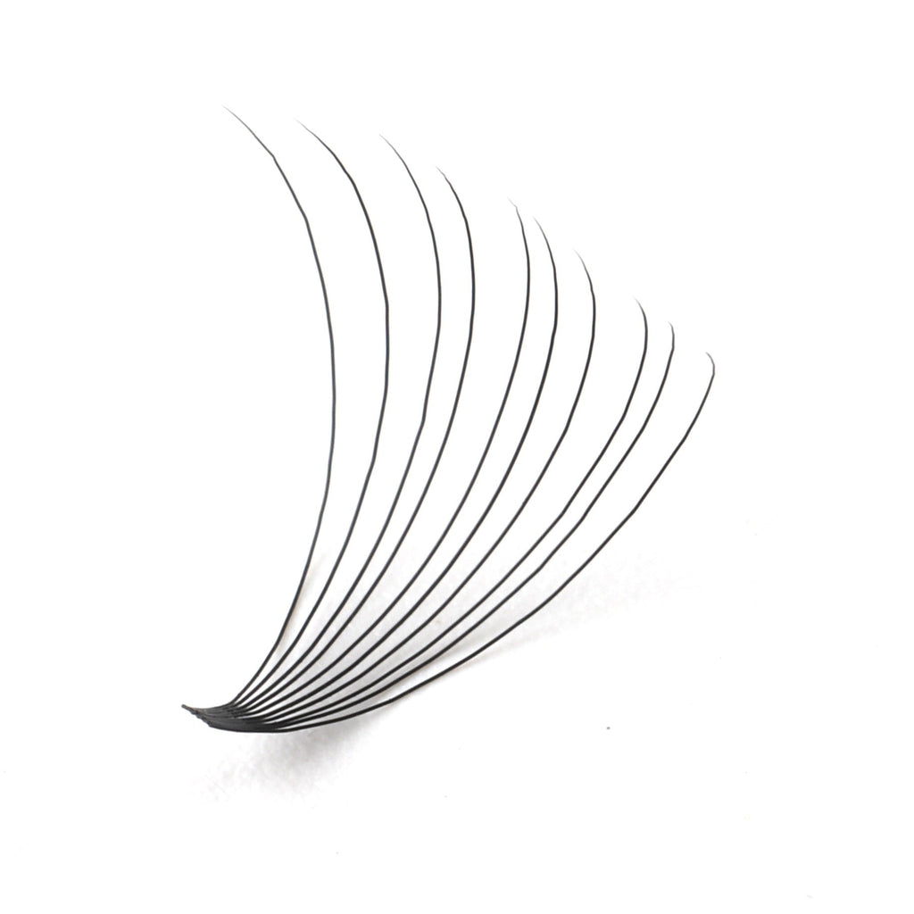 Premade Short Stem Fan Lashes 12D