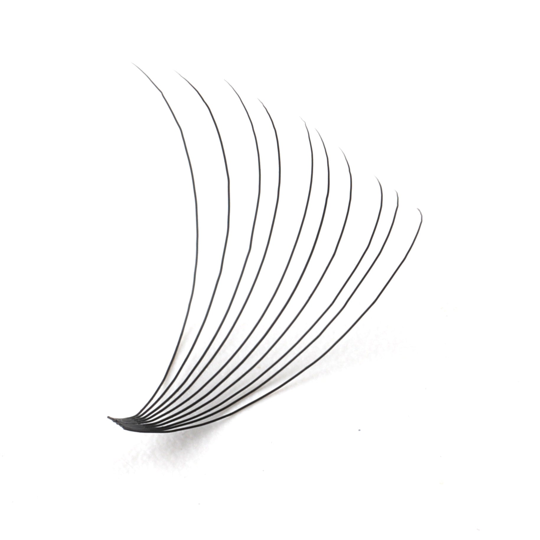 Premade Short Stem Fan Lashes 12D