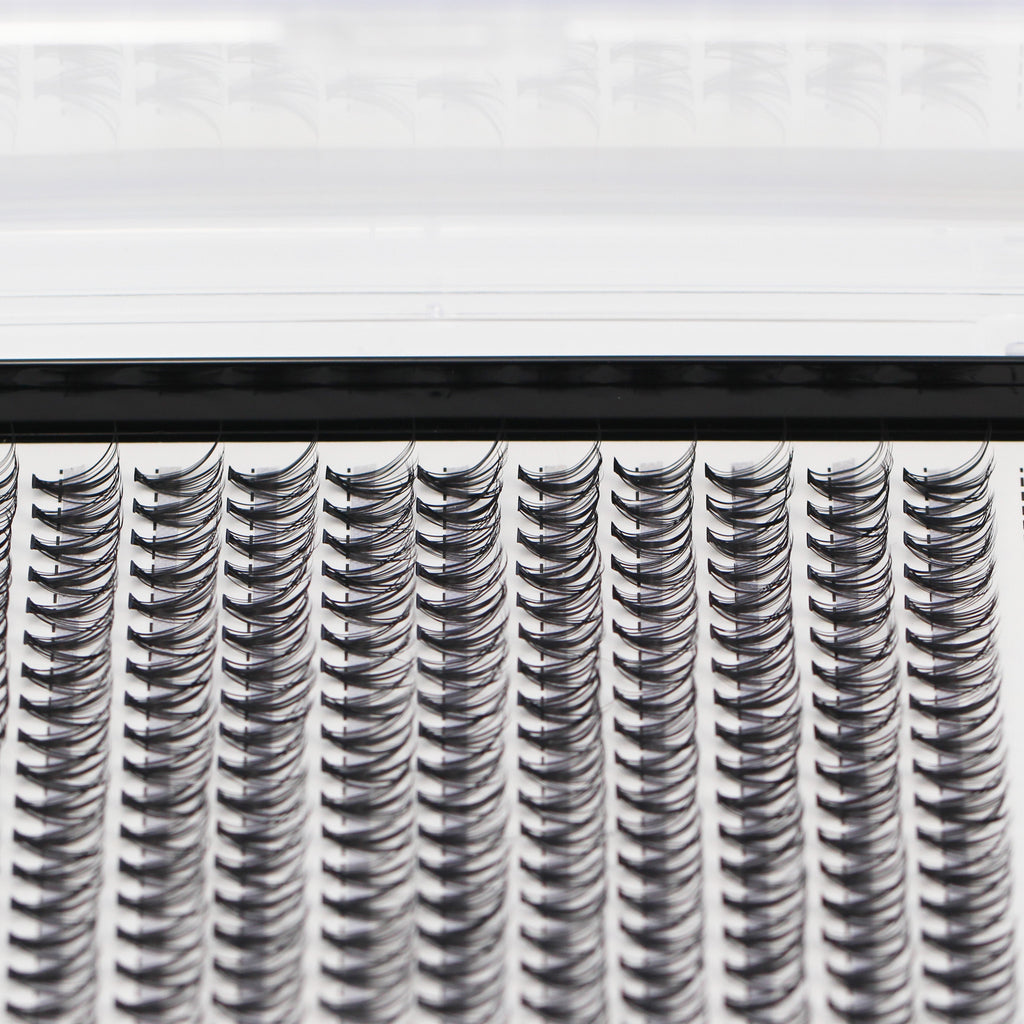 Bodermincer 20D# Color Black 240pcs Per Pack C Curl/D Curl/DD Culr Natural Extensions Wispy Individual False Eyelashes Lash Clusters Lash Cluster Extensions