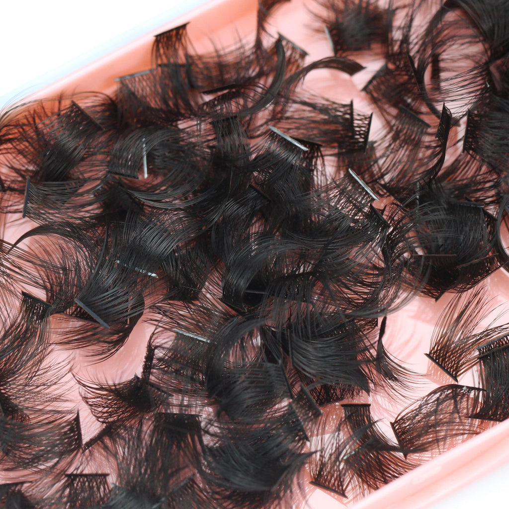 Bodermincer Color Brown D Curl  300pcs/500pcs/800pcs/1000pcs 2000pcs Per Pack Wholesale False Eyelashes Bulk