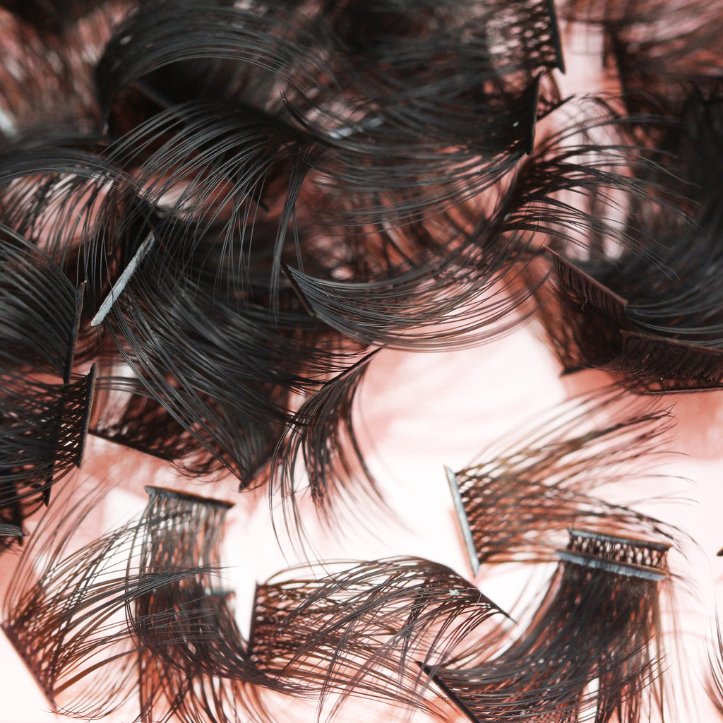 Bodermincer Color Brown D Curl  300pcs/500pcs/800pcs/1000pcs 2000pcs Per Pack Wholesale False Eyelashes Bulk