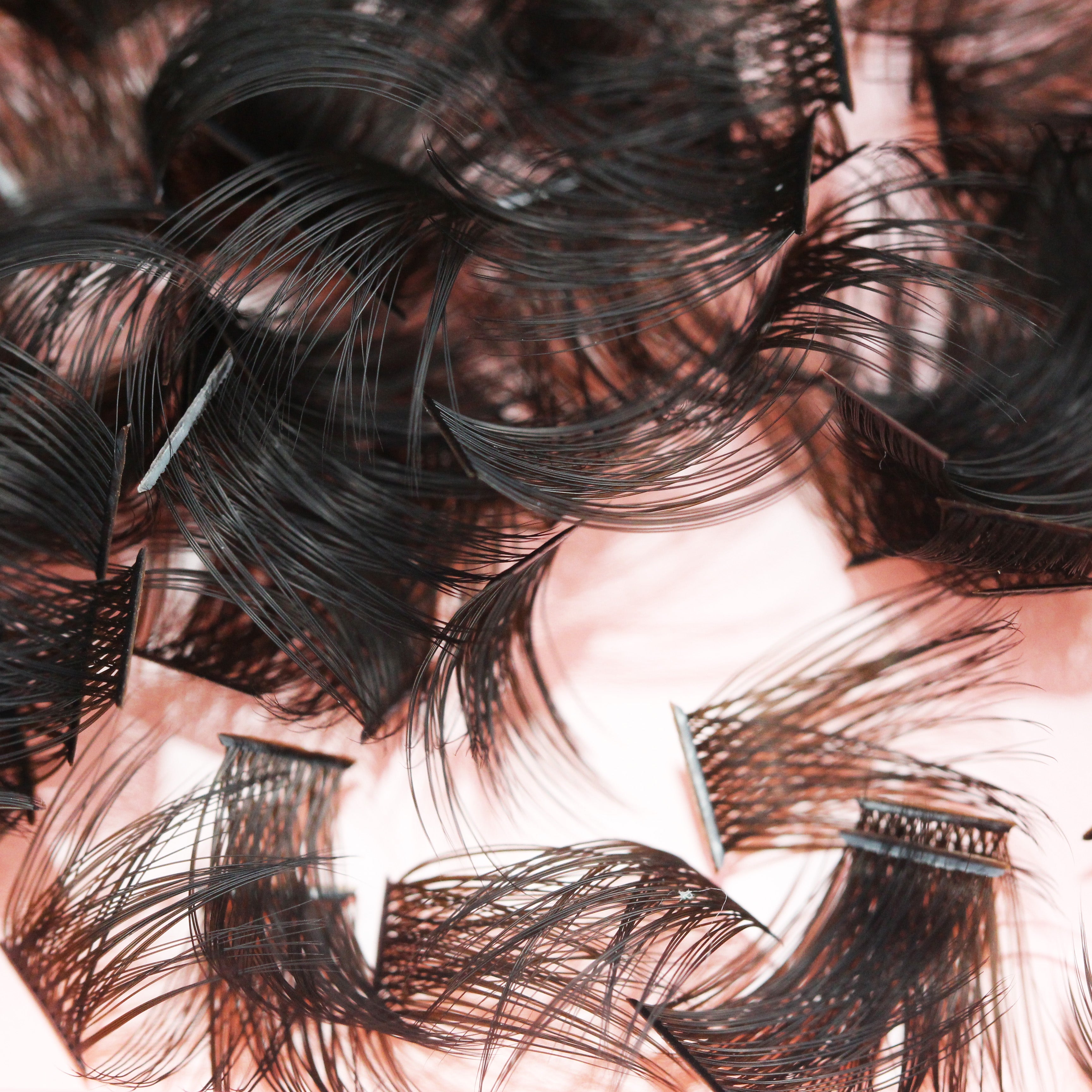 Bodermincer Color Brown D Curl  300pcs/500pcs/800pcs/1000pcs 2000pcs Per Pack Wholesale False Eyelashes Bulk
