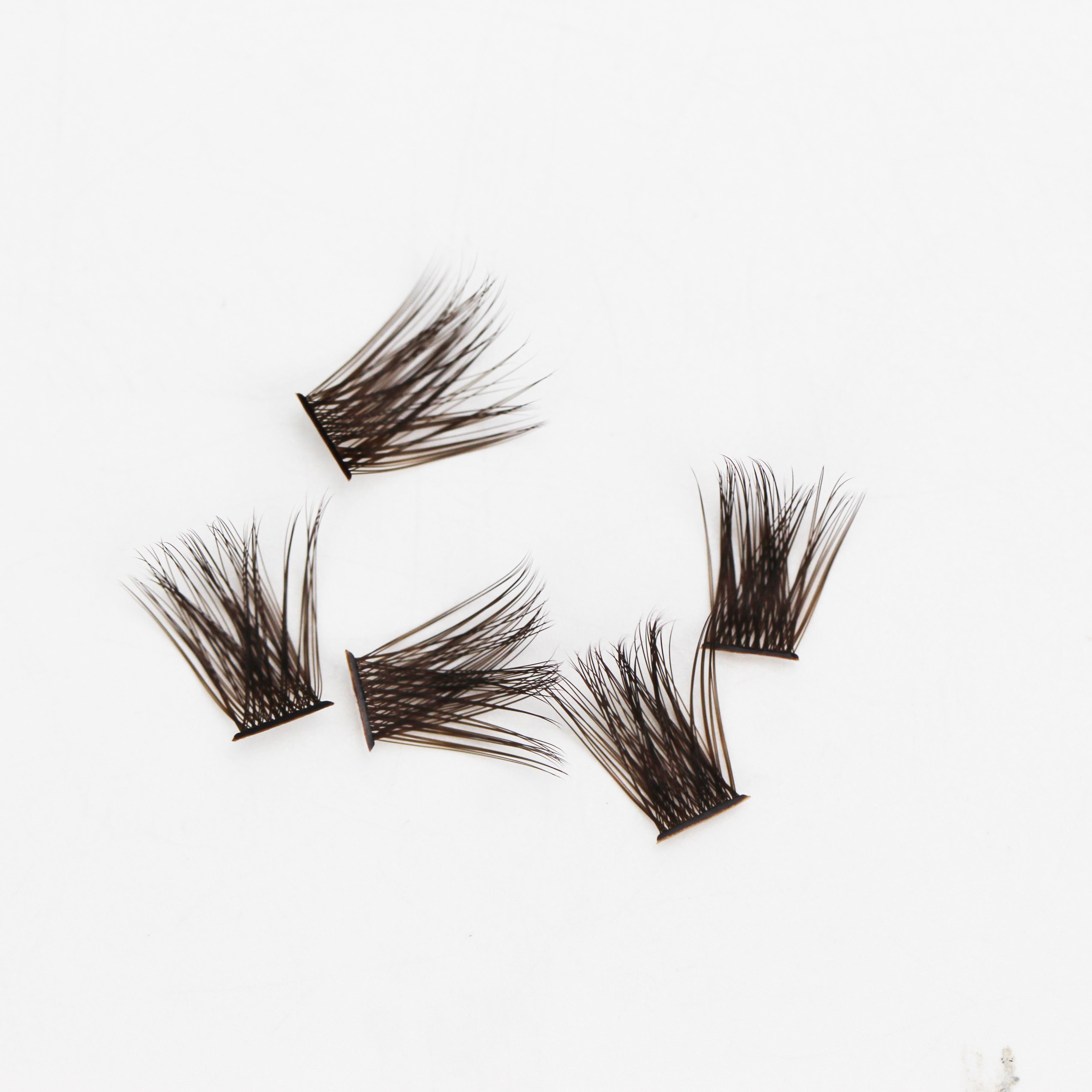 Bodermincer Color Brown D Curl  300pcs/500pcs/800pcs/1000pcs 2000pcs Per Pack Wholesale False Eyelashes Bulk