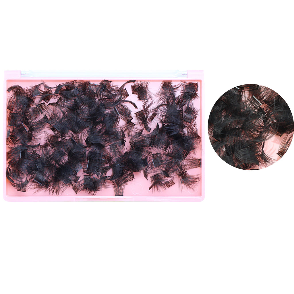 Bodermincer Color Brown D Curl  300pcs/500pcs/800pcs/1000pcs 2000pcs Per Pack Wholesale False Eyelashes Bulk