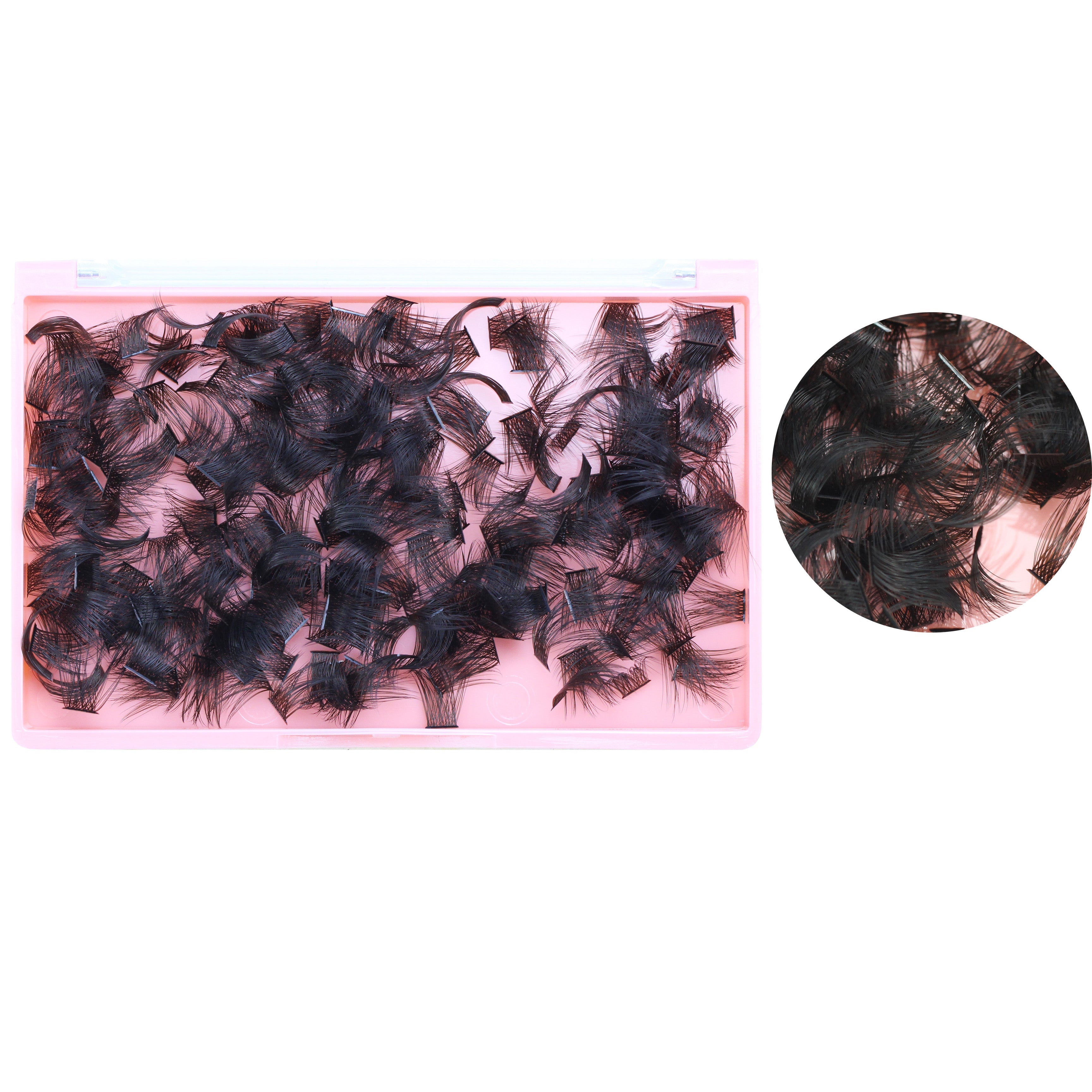 Bodermincer Color Brown D Curl  300pcs/500pcs/800pcs/1000pcs 2000pcs Per Pack Wholesale False Eyelashes Bulk